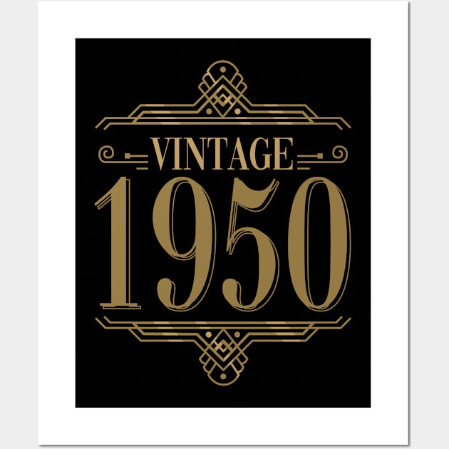 Vintage 1950's 70th Birthday Wall Art by Bestseller